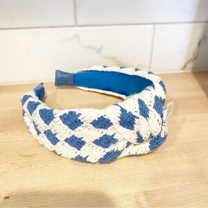 ANTHROPOLOGIE Crochet Top Knot Headband NEW